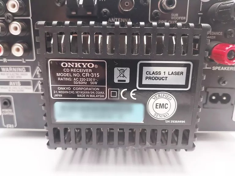 MINI WIEŻA ONKYO CR-315 + PILOT