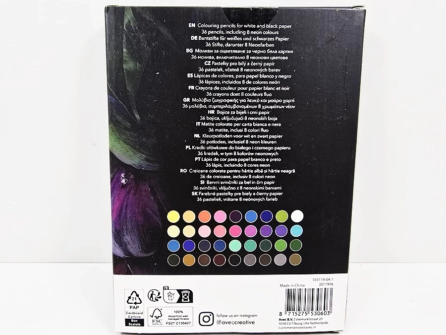 kredki-olowkowe-avec-36-szt-duzy-zestaw-kredek-8-neonowych-ean-gtin-8715275530603