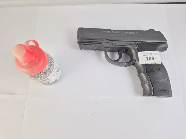 PISTOLET WIATRÓWKA WINGUN W3000 + KULKI