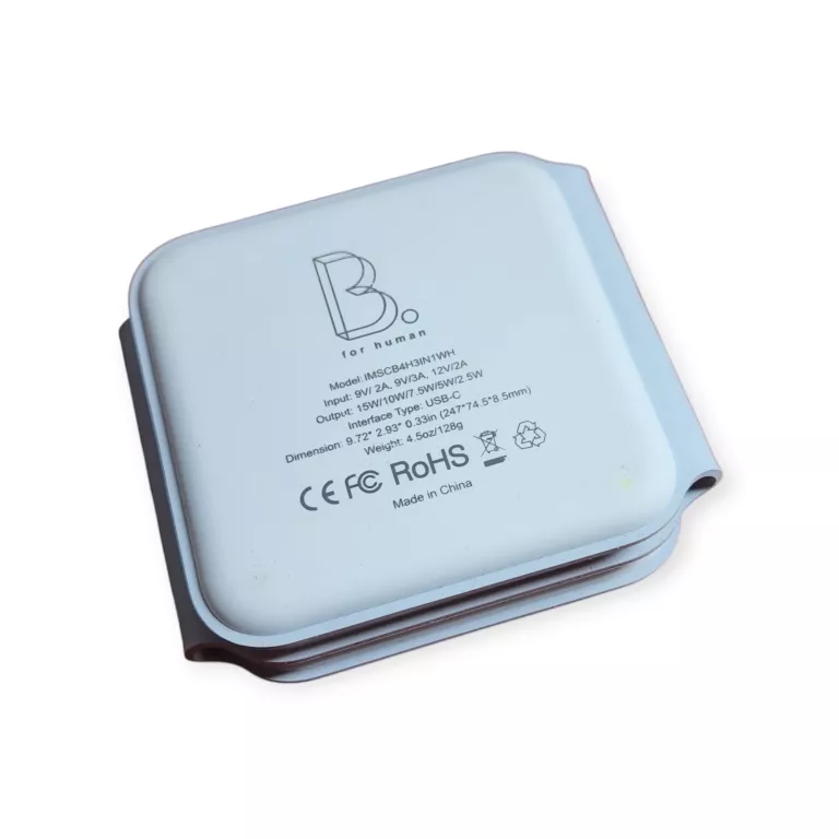ŁADOWARKA INDUKCYJNA 3W1 FOR HUMAN B. MODEL: IMSCB4H3IN1WH