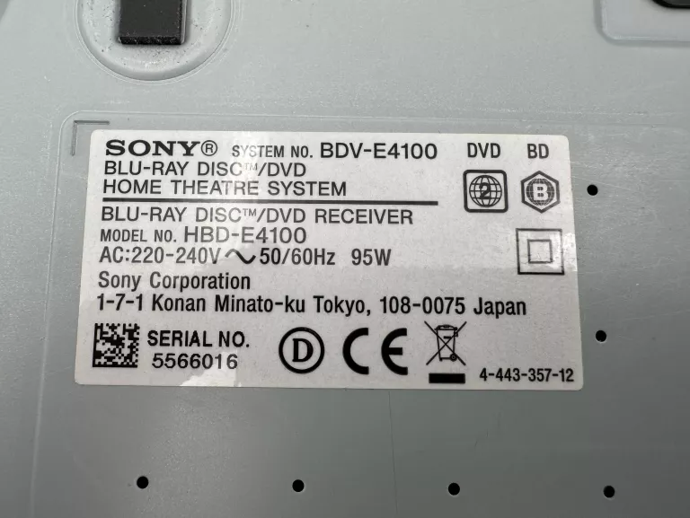 KINO DOMOWE 5.1 SONY BDV-E4100 1000W + PILOT