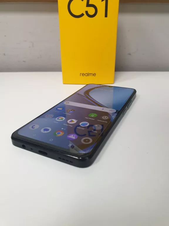 TELEFON REALME C51 4/128 GB DUAL SIM - KOMPLET