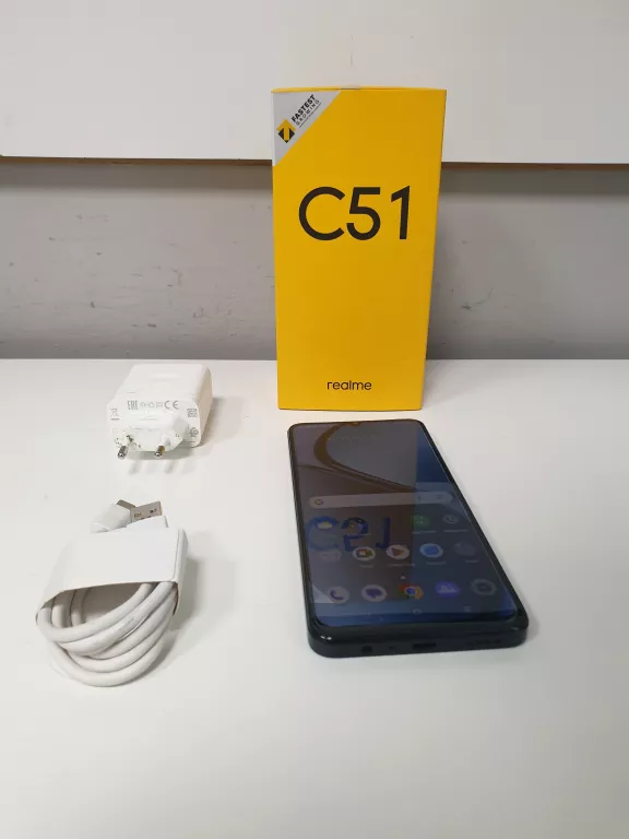 TELEFON REALME C51 4/128 GB DUAL SIM - KOMPLET