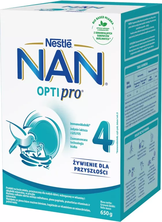 MLEKO MODYFIKOWANE NESTLE OPTIPRO 4 650 G