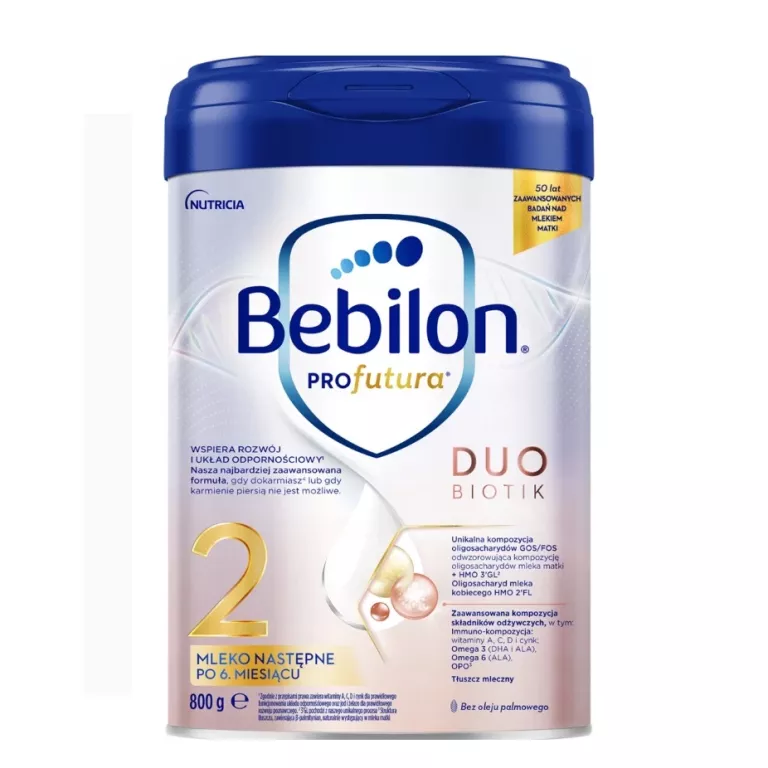 BEBILON PROFUTURA DUOBIOTIK 2 MLEKO NASTĘPNE PO 6 MIECIĄCU 800G