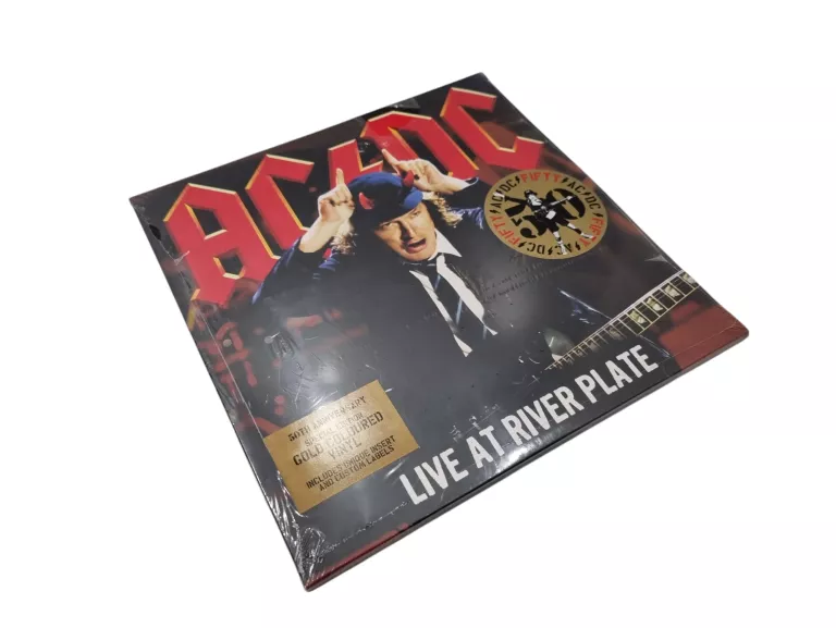 PŁYTA WINYLOWA AC/DC LIVE AT RIVER PLATE(50TH ANNIVERSARY GOLD COLOR VINYL