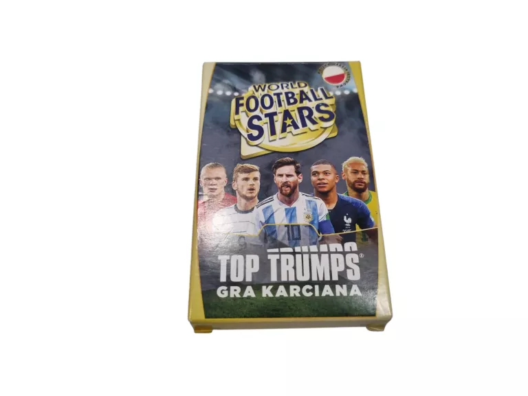 TOP TRUMPS. GRA KARCIANA. WORLD FOOTBALL STARS