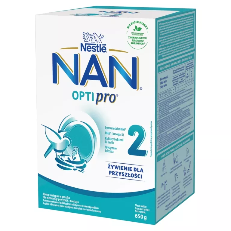 NESTLE NAN OPTIPRO 2 MLEKO NASTĘPNE 650G