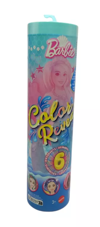 BARBIE COLOR REVEAL MORSKA SYRENKA LALKA ASORTYMENT HRK12