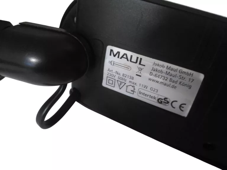 LAMPKA BIURKOWA JAKOB MAUL 82138 11W G23