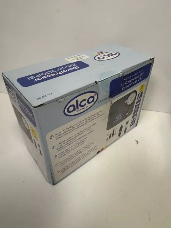 ALCA KOMPRESOR SAMOCHODOWY DO KÓŁ 12V 300PSI 21 BAR IDEAŁ!