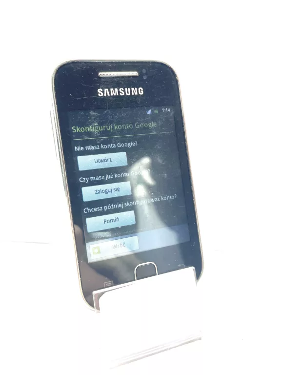 SMARTFON SAMSUNG GALAXY Y DUOS 512 MB / 160 MB 3G CZARNY