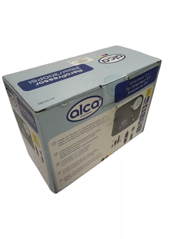 ALCA KOMPRESOR SAMOCHODOWY DO KÓŁ 12V 300PSI 21 BAR IDEAŁ!