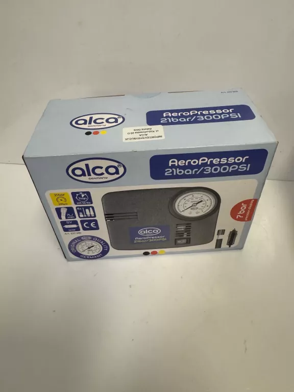 ALCA KOMPRESOR SAMOCHODOWY DO KÓŁ 12V 300PSI 21 BAR IDEAŁ!