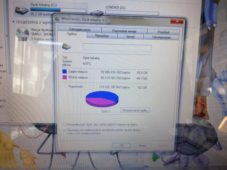LENOVO B570E B960 4GB RAM 320GB DYSK