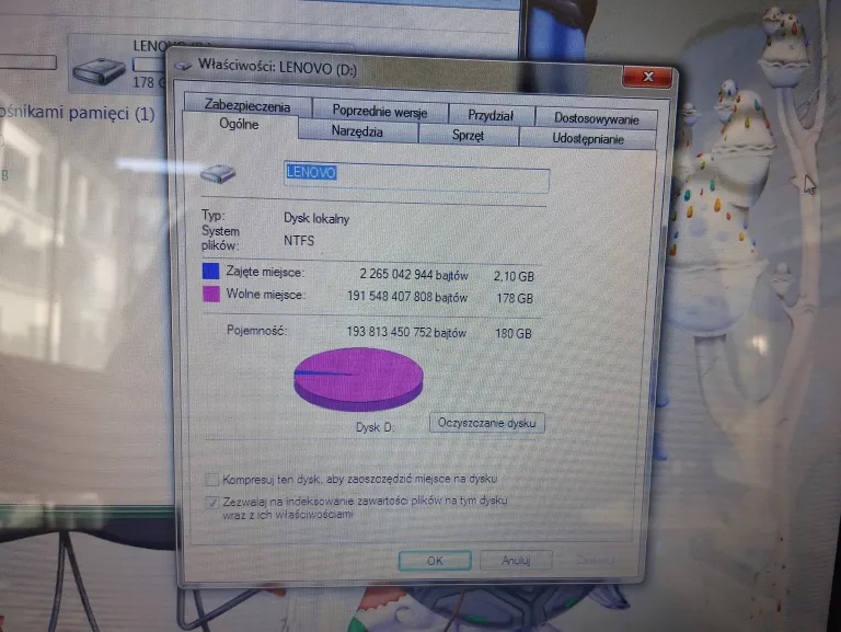 LENOVO B570E B960 4GB RAM 320GB DYSK