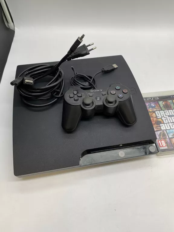 KONSOLA PS3 SLIM + PAD + GRA GTA V