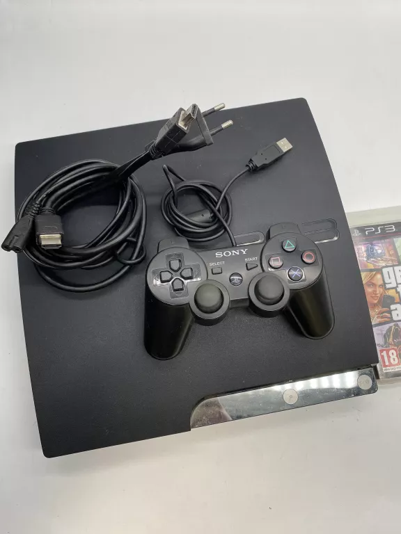 KONSOLA PS3 SLIM + PAD + GRA GTA V