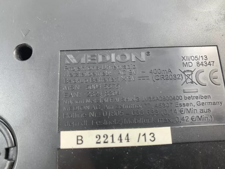 RADIOBUDZIK MEDION MD 84347
