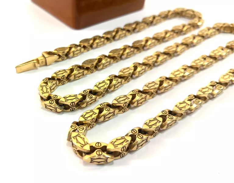 piekny-zloty-lancuch-splot-cartier-pr585-dl64cm-stan-11323-253806