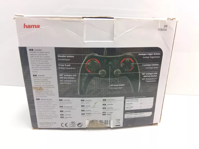 PAD HAMA DO PS3 P