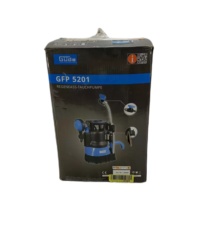 POMPA ZATAPIALNA GUDE 350 W 5200 L/H