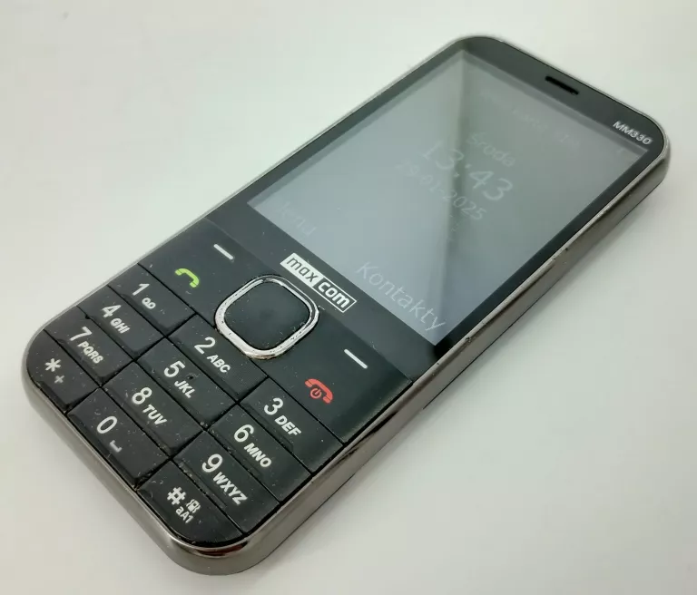 TELEFON MAXCOM MM330 + ŁADOWARKA