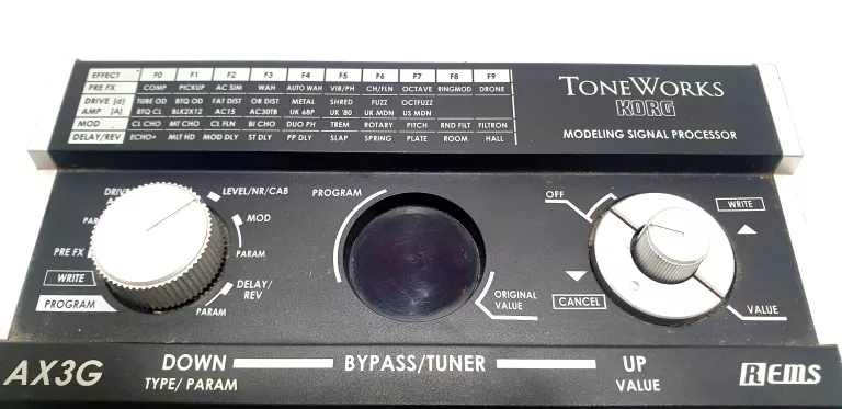 PROCESOR BASOWY KORG AX3G PROCESOR DO GITARY, MULTIEFEKT, EFEKT GITAROWY