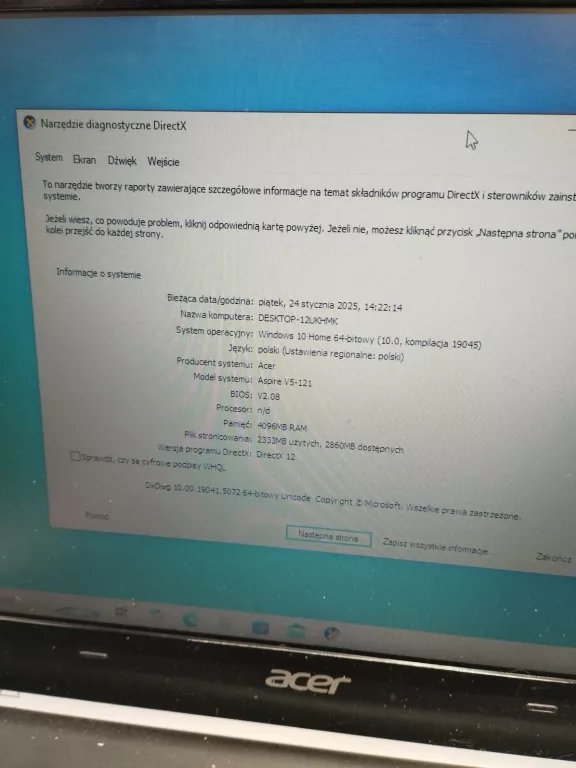 LAPTOP ACER ASPIRE V5 - 121 4GB/512GB/WIN10/AMDC-70