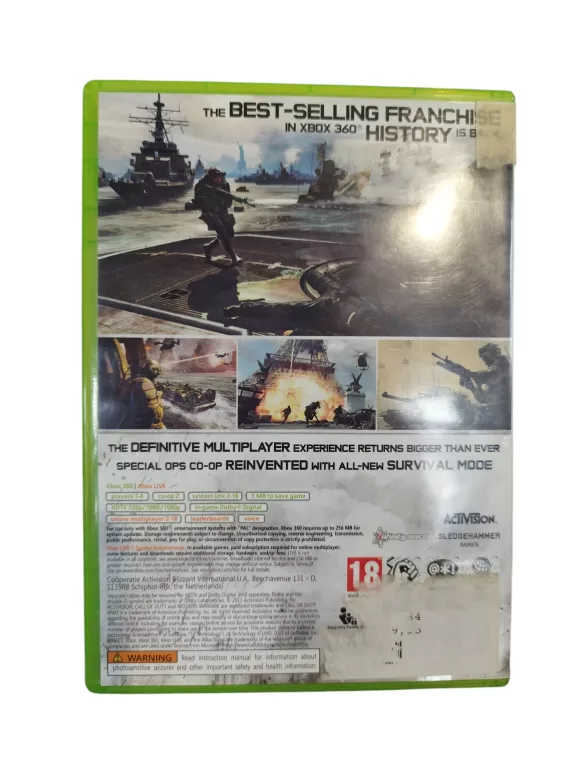 GRA XBOX 360 CALL OF DUTY MW3