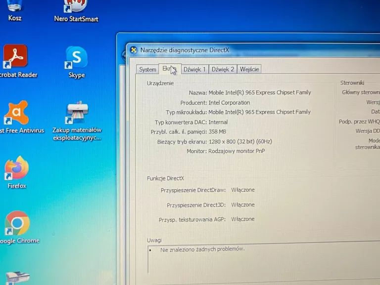 TOSHIBA SATELLITE A300 - 149 2GB / CORE DUO T5550 / 250GB HDD