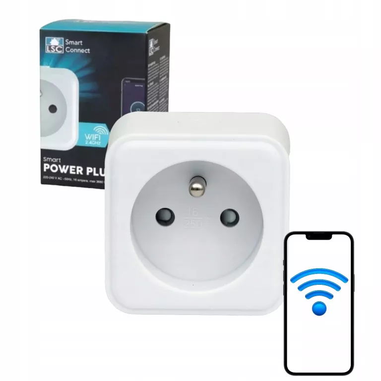 INTELIGENTNA WTYCZKA Z MONITOROWANIEM ENERGII LSC SMART CONNECT