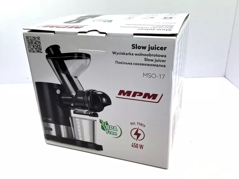 WYCISKARKA WOLNOOBROTOWA SLOW JUICER MSO-17