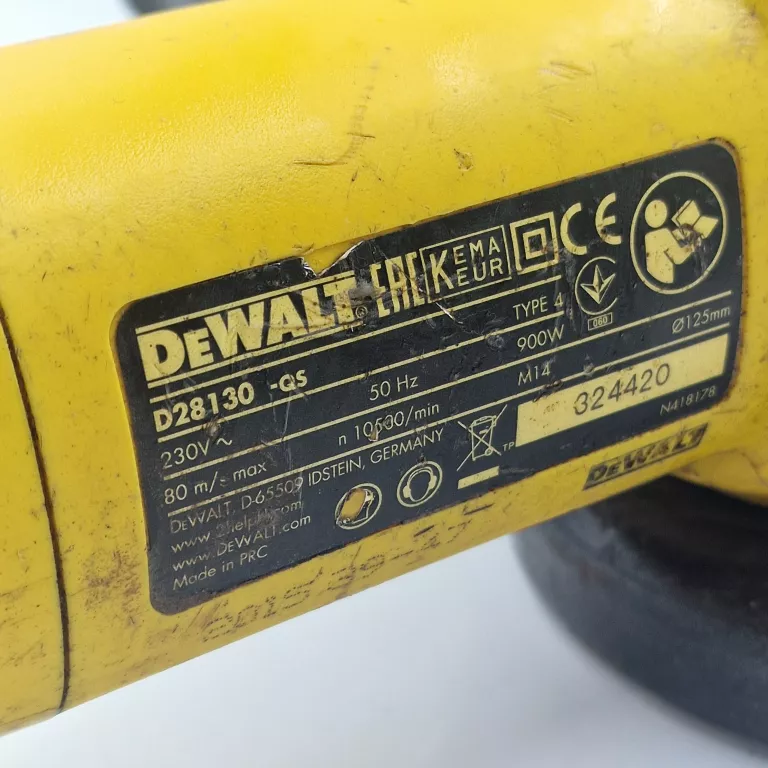 SZLIFIERKA KĄTOWA DEWALT D28130-QS 900W