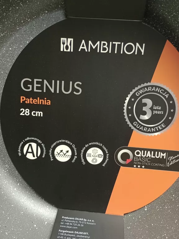PATELNIA AMBITION GENIUS 28CM