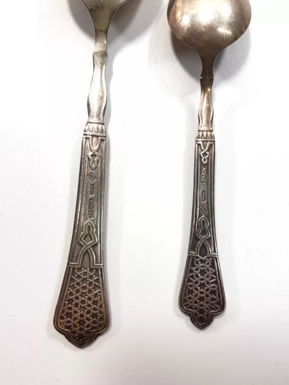 HEFRA WSCHODNI KOMPLET SZTUĆCE ŁYŻKI WIDELCE NOŻE ŁYŻECZKI SILVER-PLATED
