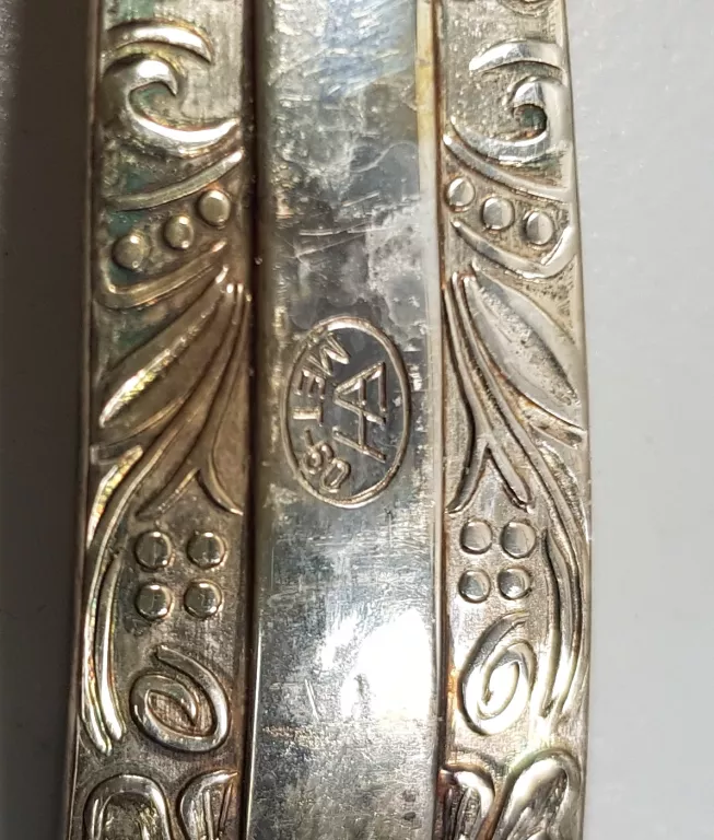 HEFRA WSCHODNI KOMPLET SZTUĆCE ŁYŻKI WIDELCE NOŻE ŁYŻECZKI SILVER-PLATED