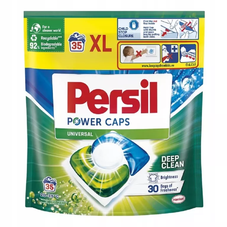 PERSIL POWER CAPS UNIVERSAL DEEP CLEAN KAPSUŁKI DO PRANIA 35 SZT.