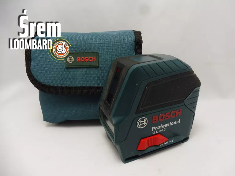 LASER KRZYŻOWY BOSCH GLL 2-10, FUTERAŁ, STAN BDB!