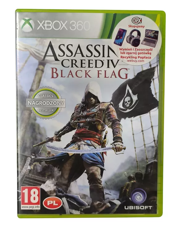 XBOX360 ASSASSIN'S CREED 4 BLACK FLAG IV