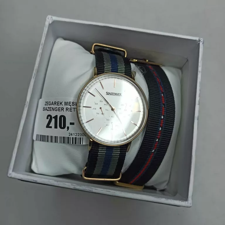 ZEGAREK MĘSKI SIAZENGER RETRO SL9.1981.2.03   / OKAZJA !!