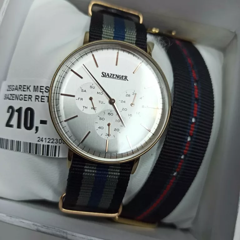ZEGAREK MĘSKI SIAZENGER RETRO SL9.1981.2.03   / OKAZJA !!