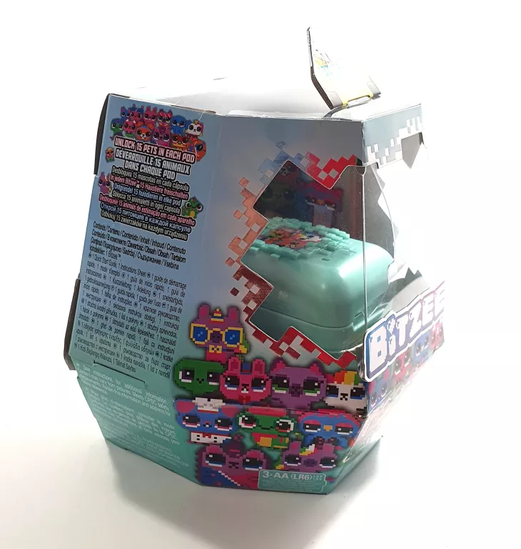BITZEE INTERAKTYWNE ZWIERZĄTKO CYFROWE HOLOGRAM MIĘTOWE