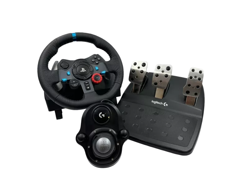 KIEROWNICA LOGITECH G29 + PEDŁY + DRIVING FORCE SHIFTER + STELAŻ