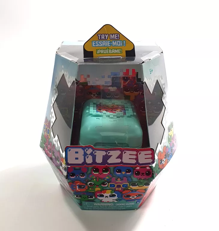 BITZEE INTERAKTYWNE ZWIERZĄTKO CYFROWE HOLOGRAM MIĘTOWE