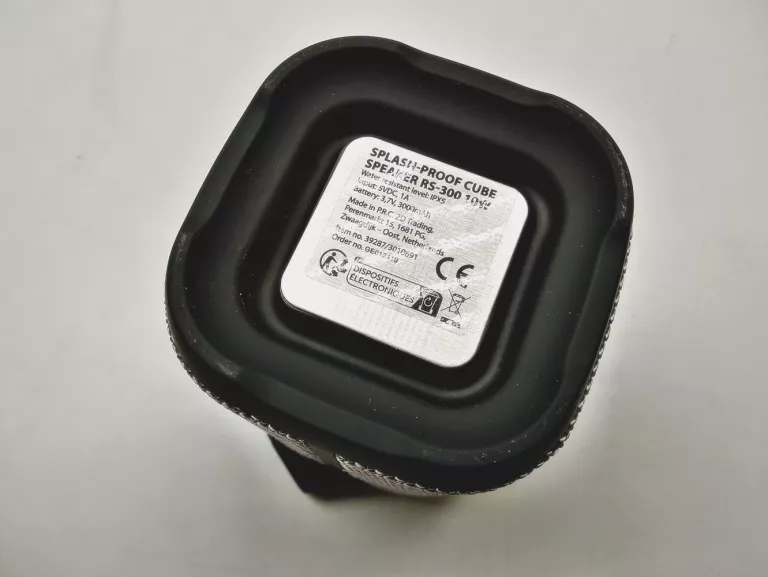 GŁOŚNIK BLUETOOTH SPLASH PROOF CUBE SPEAKER RS-300 10W