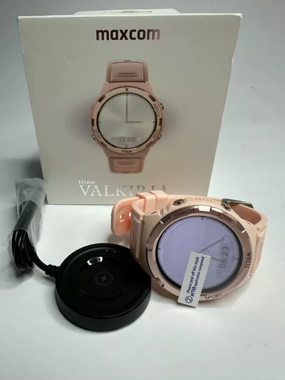 SMARTWATCH MAXCOM FW100 VALKIRIA PINK IDEALNY STAN!