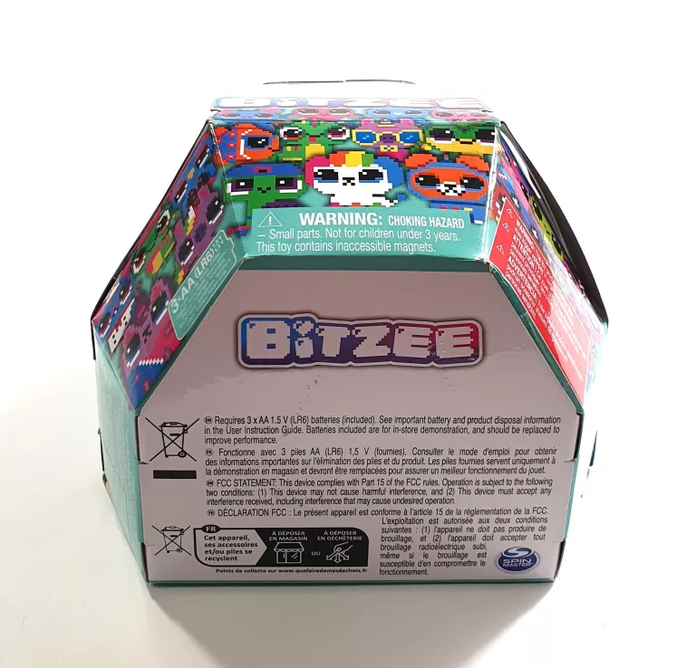 BITZEE INTERAKTYWNE ZWIERZĄTKO CYFROWE HOLOGRAM MIĘTOWE