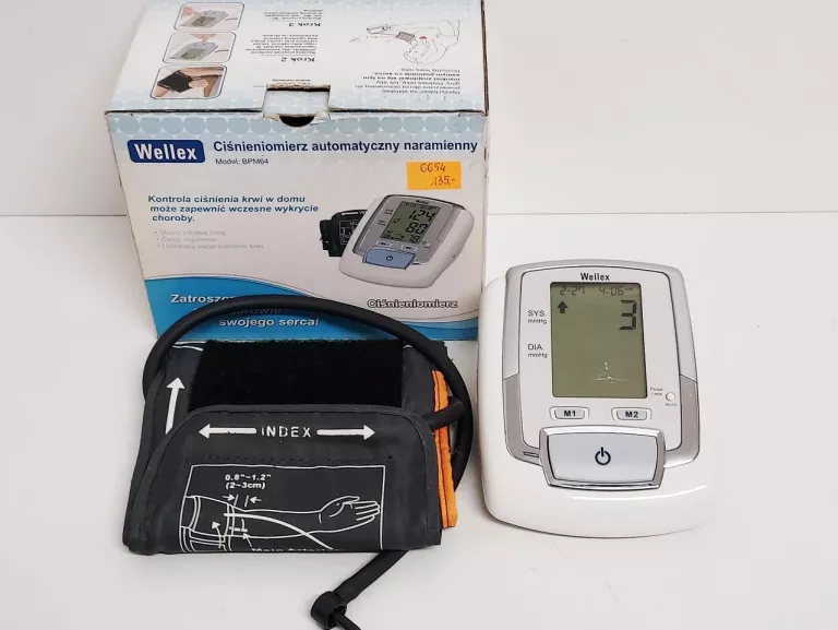 CISNIENIOMIERZ AUTOMATYCZNY NARAMIENNY WELLEX BPM64