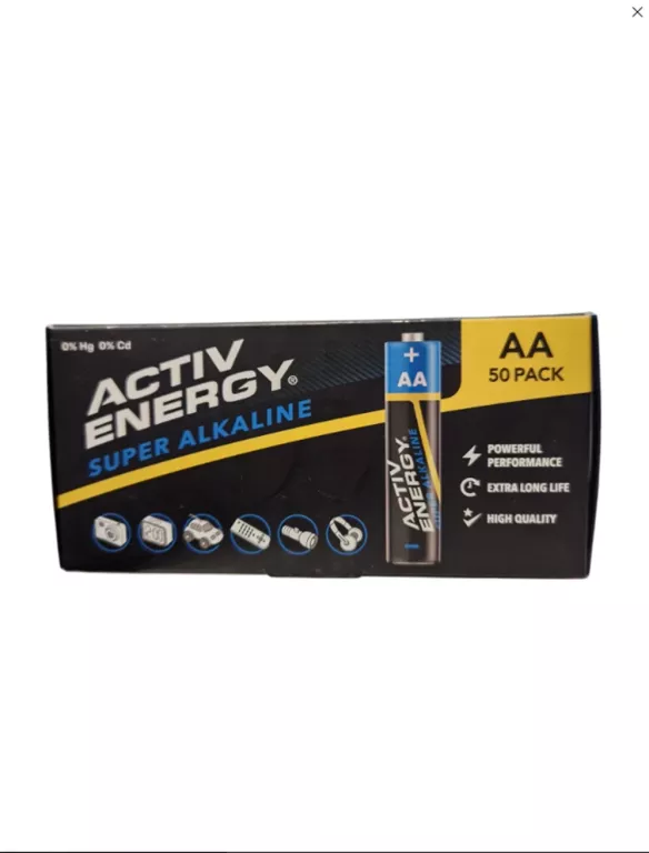 BATERIE AA ACTIV ENERGY SUPER ALKALINE 50SZT